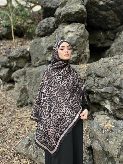 Leopar Soft Pamuk Şal