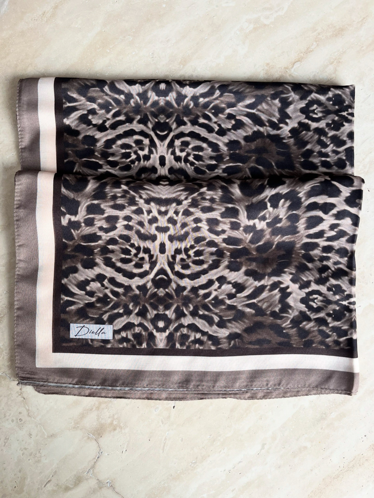 Leopar Soft Pamuk Şal