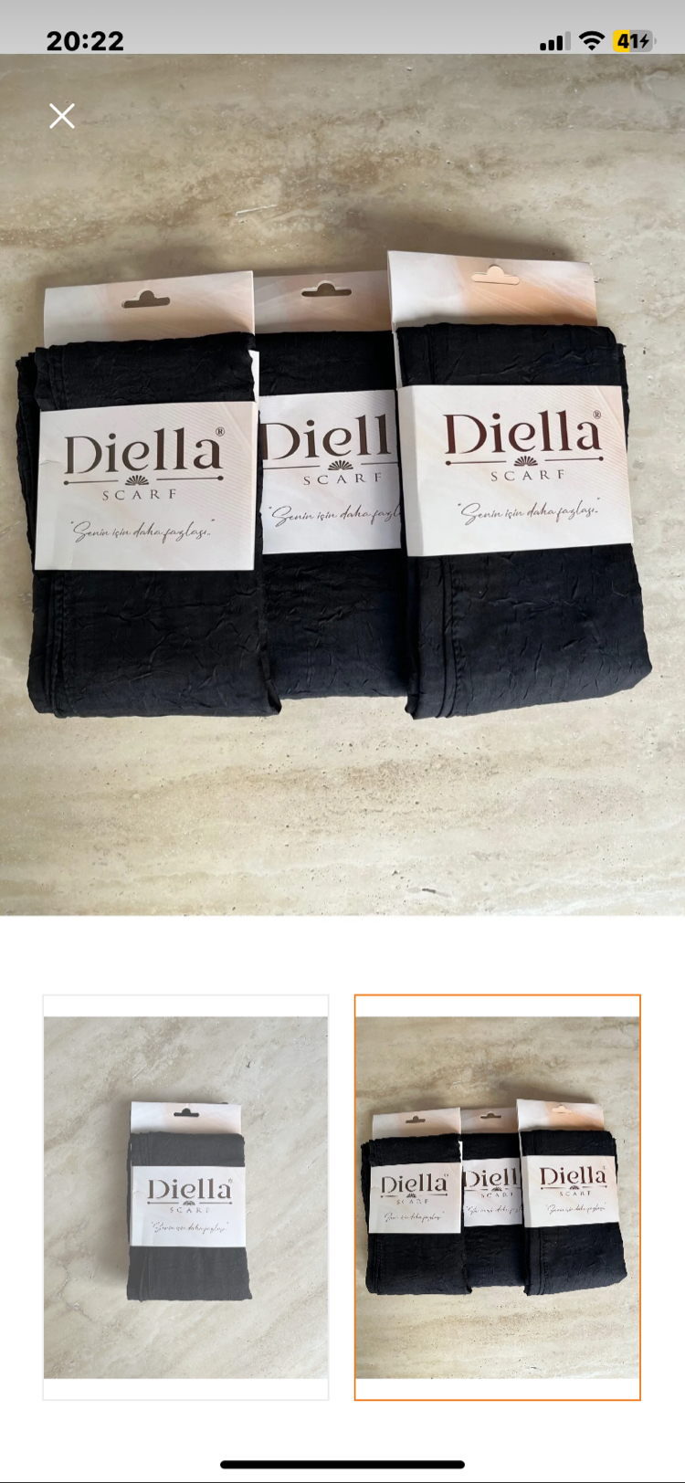 Diella Bambu Kraş Siyah Şal