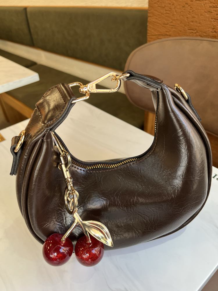 Cherry Brown Mini Çanta acı kahve