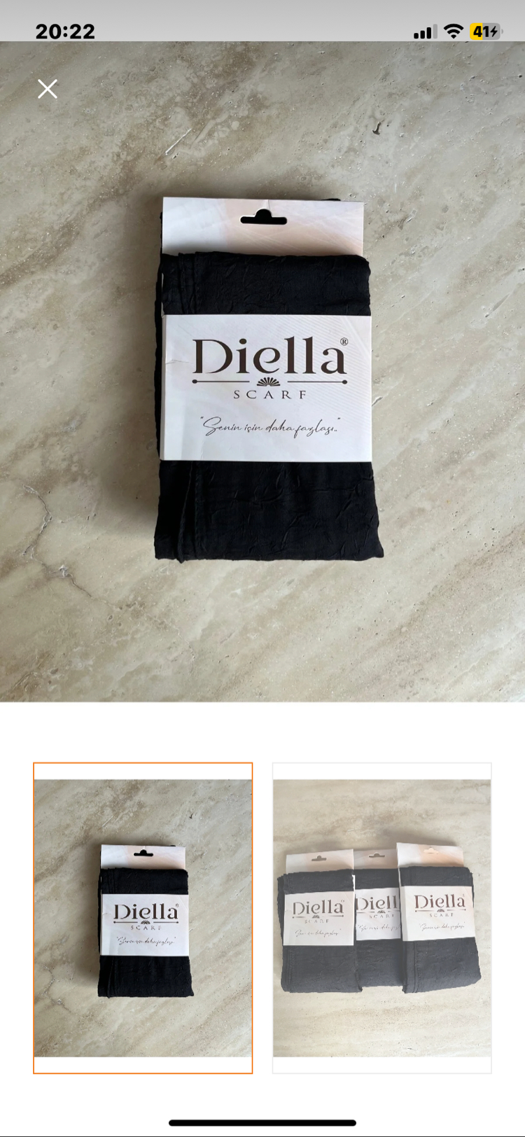 Diella Bambu Kraş Siyah Şal
