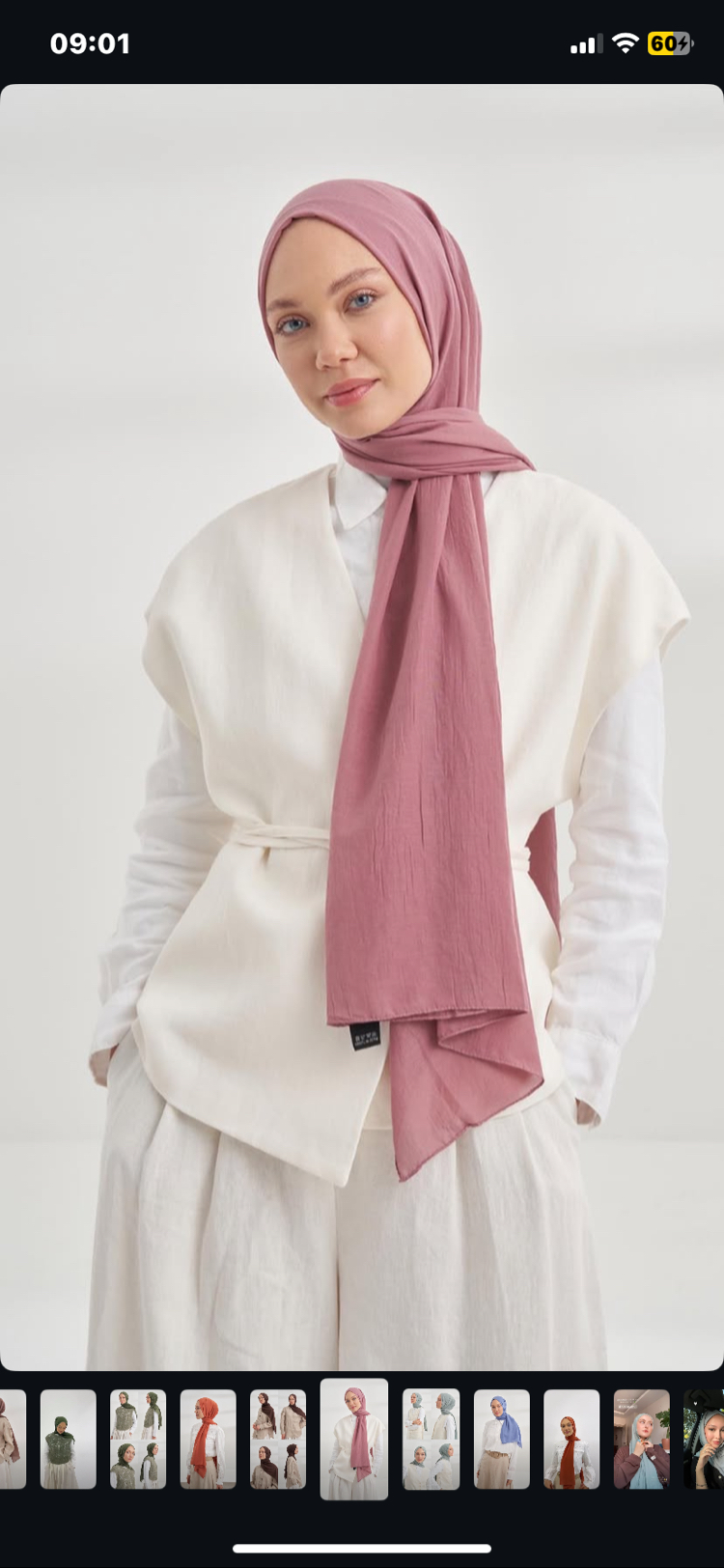 Kroren Daisy Şal Koyu Pudra