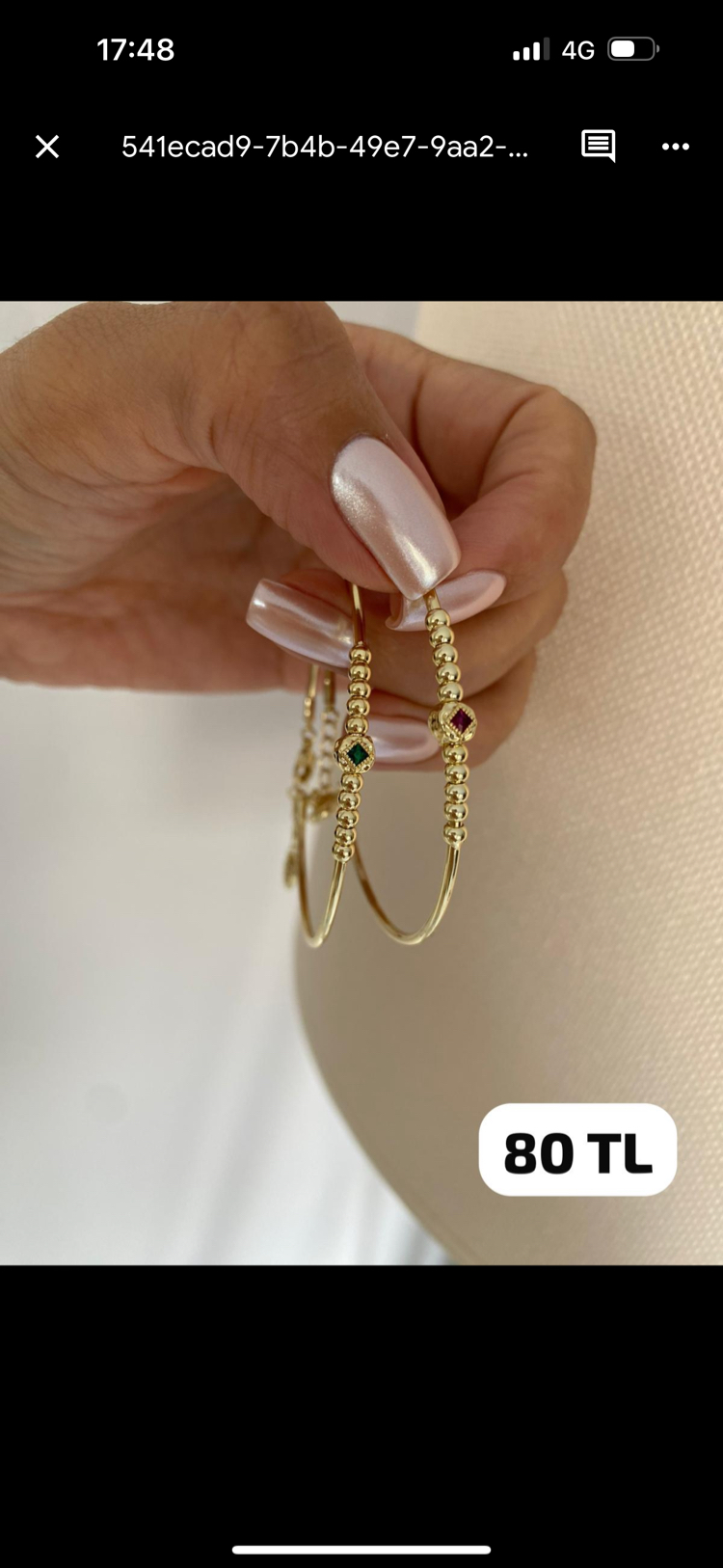 Yeşil Taşlı Bileklik