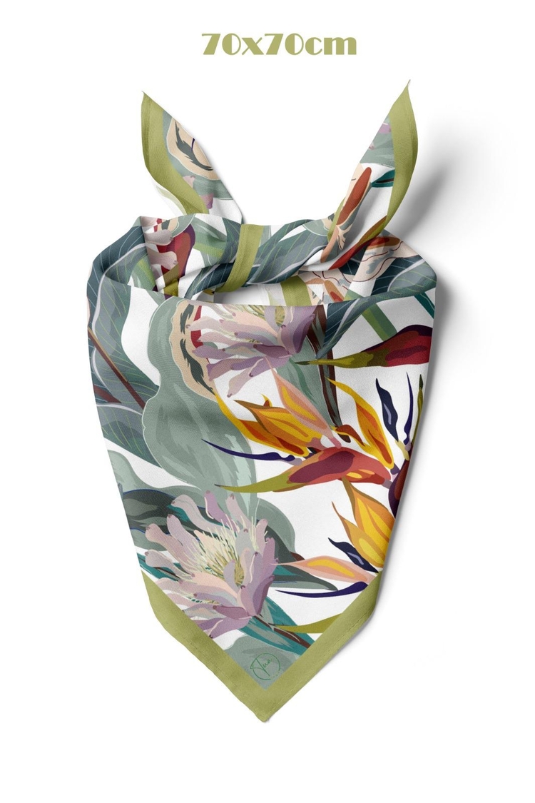 Floral Desen Şal