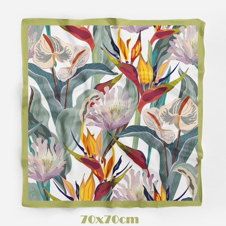 Floral Desen Şal
