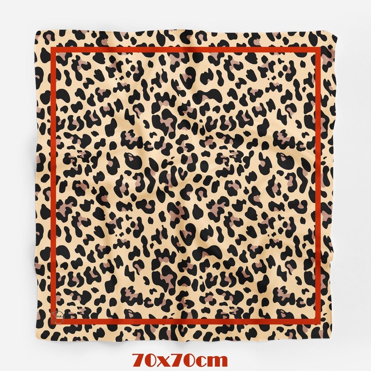 Leopar Model Şal