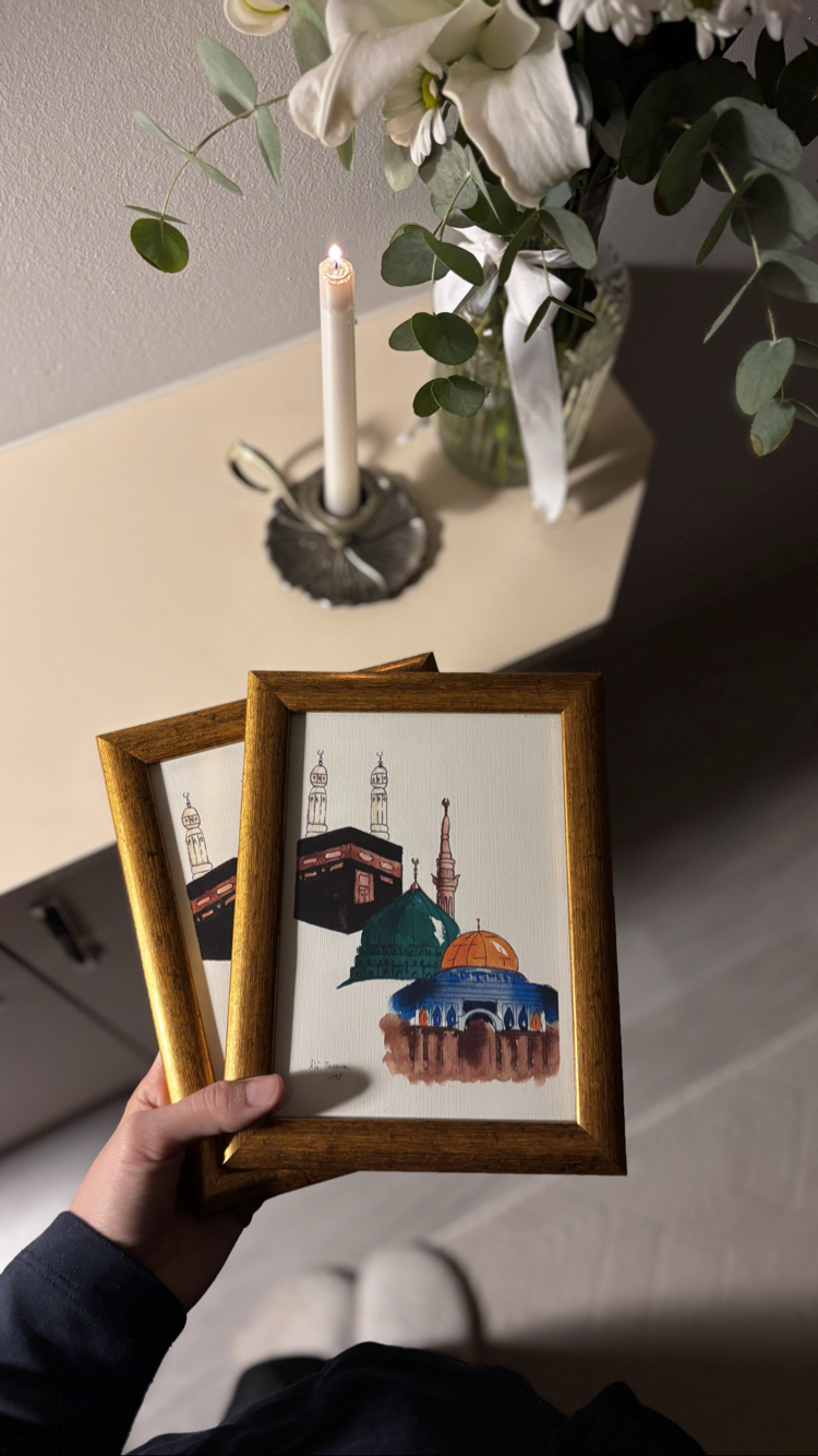 üç mescid (baskı)✨