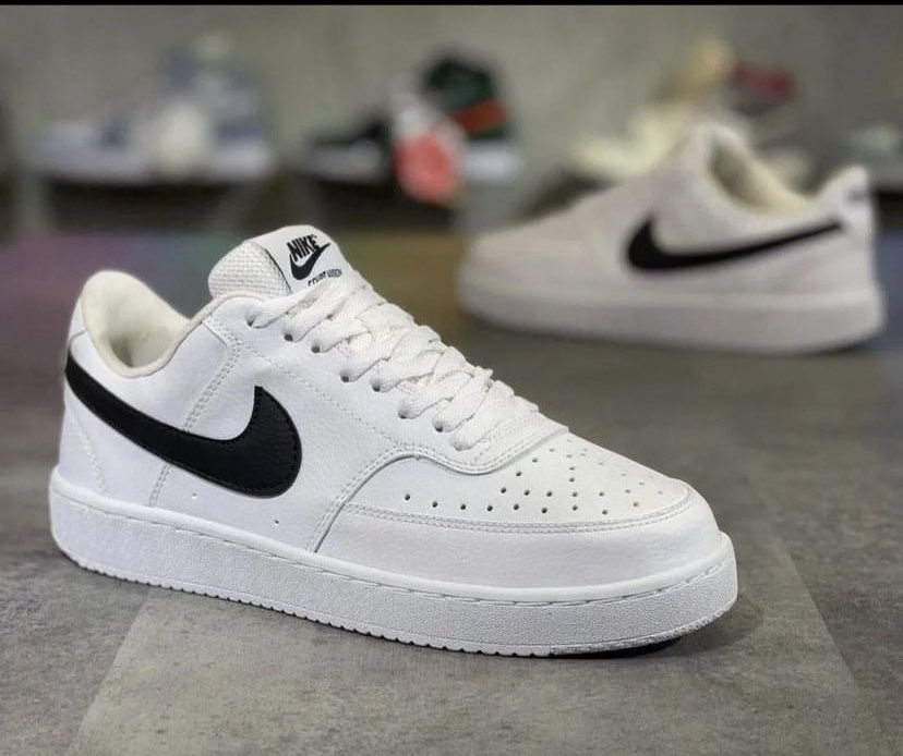 Nike Court Vision Beyaz Siyah Unisex