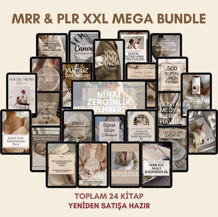 MRR/PLR/XXL MEGA PAKET YÜZSÜZ