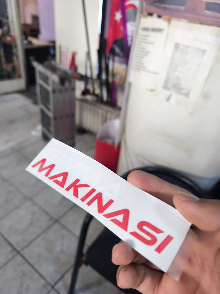 KIYMA MAKİNASI STİCKER 