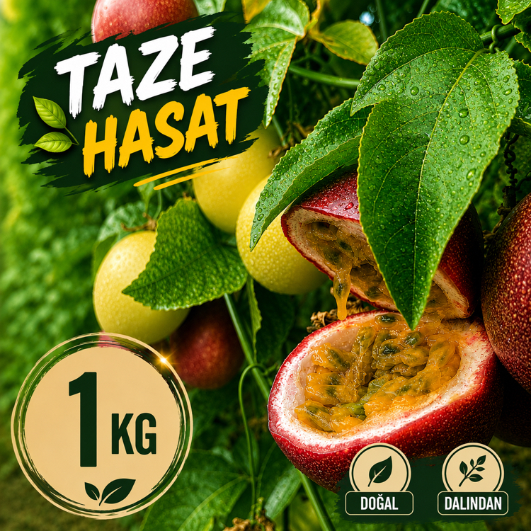 1 KİLOGRAM - Passiflora Çarkıfelek Meyvesi