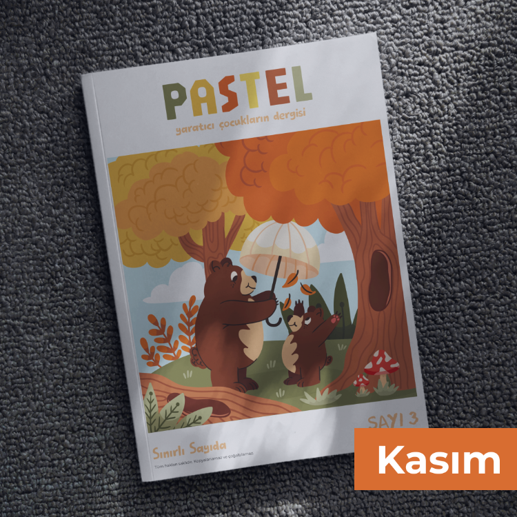 KASIM SAYI 3 - Pastel Çocuk / Aktivite ve Boyama Dergisi