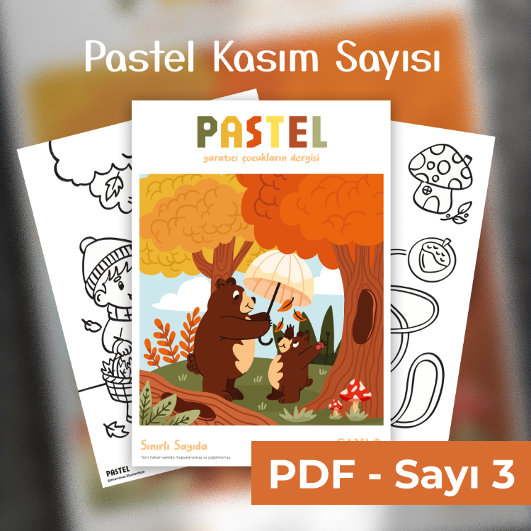 Dijital / KASIM SAYI 3 - Boyama ve Aktivite Kitabı
