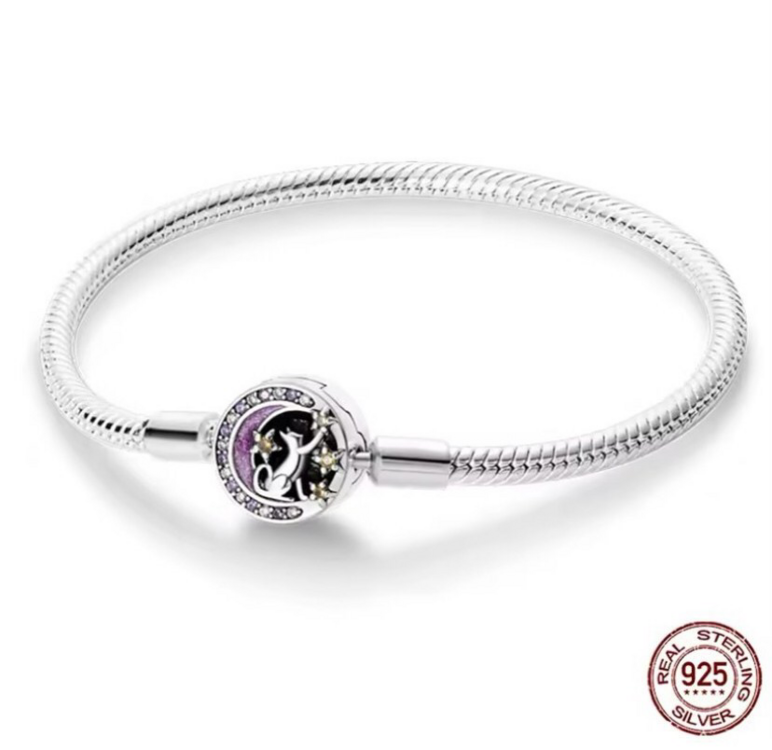 Kedili 925 Ayar Charm Bileklik