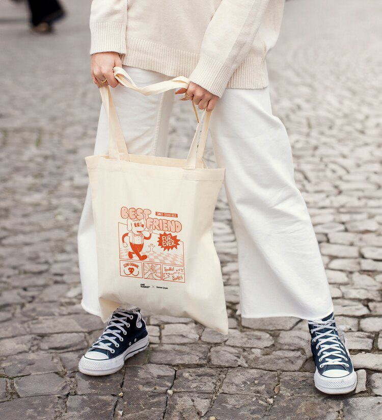 PK x Samet Çiçek Tote Bag