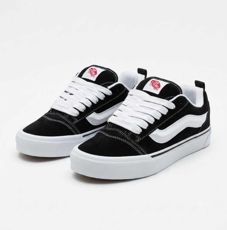 Vans Knu Skool Black / True White