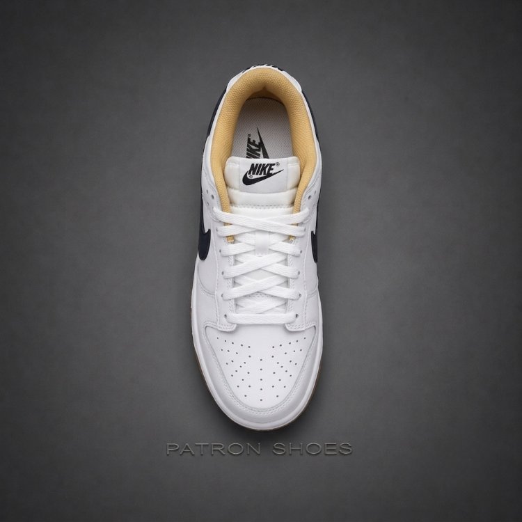 Nike Dunk Low White Navy Gum