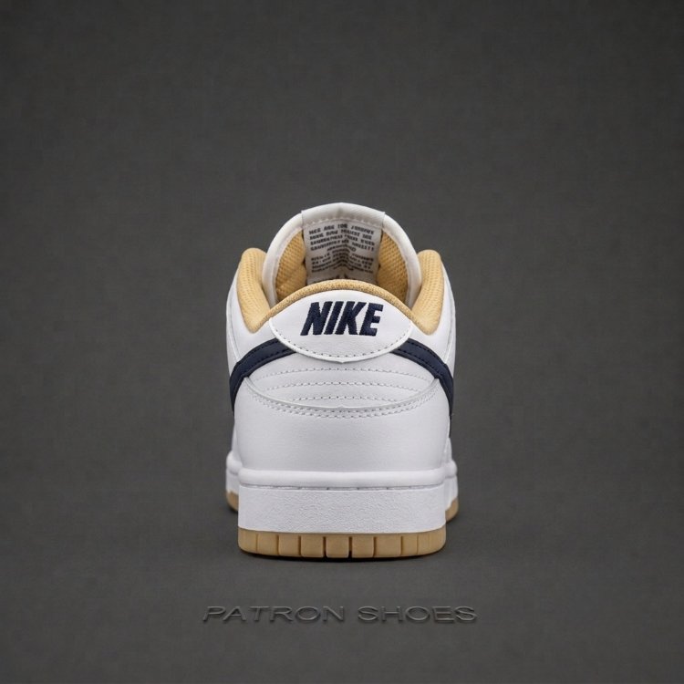 Nike Dunk Low White Navy Gum