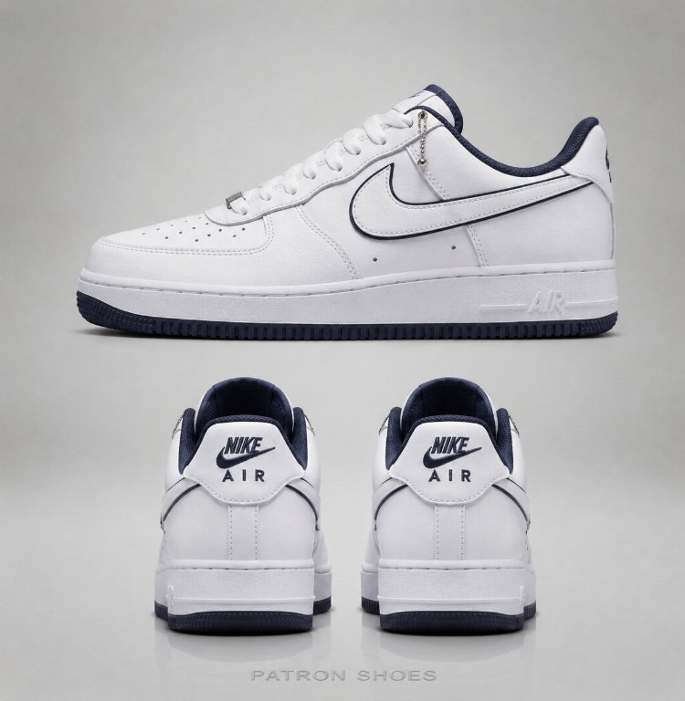 Nike Air Force 1 '07 Low White Navy