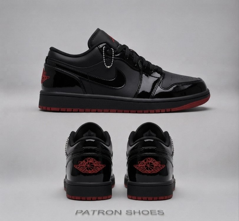 Nike Air Jordan 1 Low Patent Bred