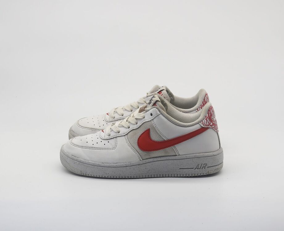 Nike Air Force 1 Crater Next Nature GS White Habanero Red