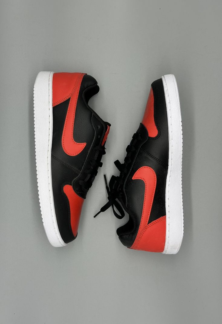 Nike Ebernon Low Black Habanero Red
