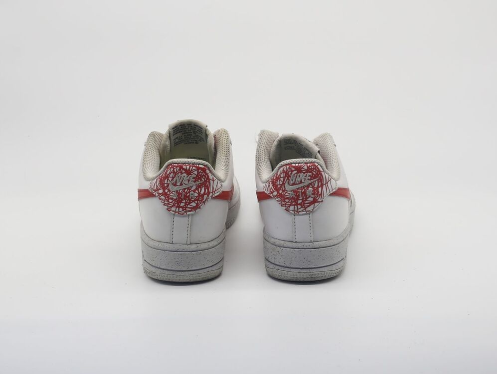 Nike Air Force 1 Crater Next Nature GS White Habanero Red