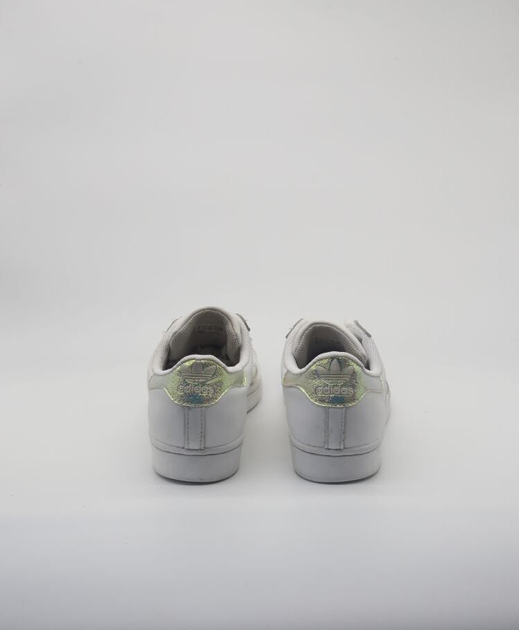Adidas Superstar J White Iridescent