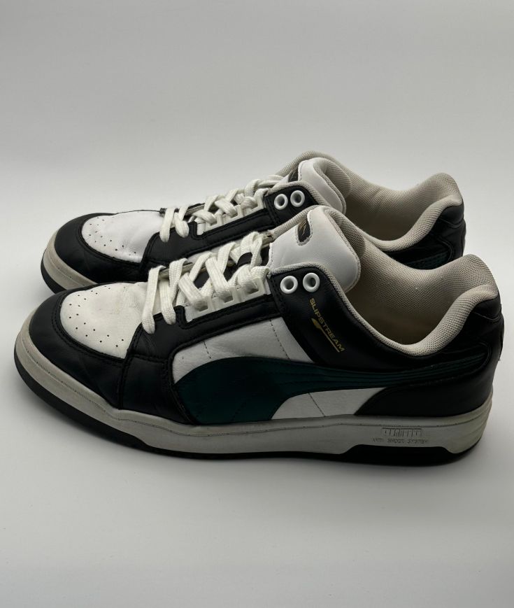 Puma Slipstream Low White Black Green