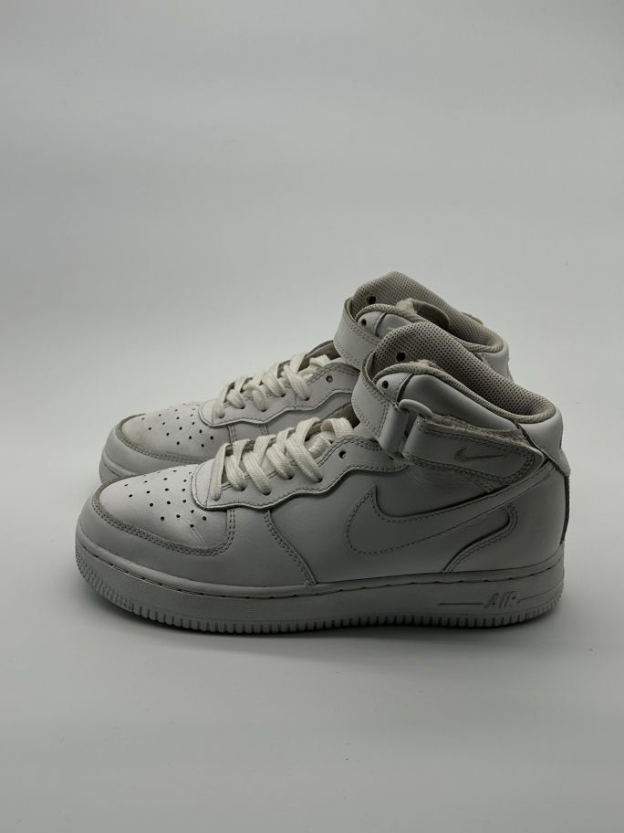 Nike Air Force 1 Mid LE GS Triple White