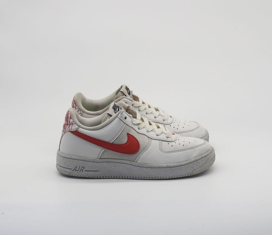 Nike Air Force 1 Crater Next Nature GS White Habanero Red