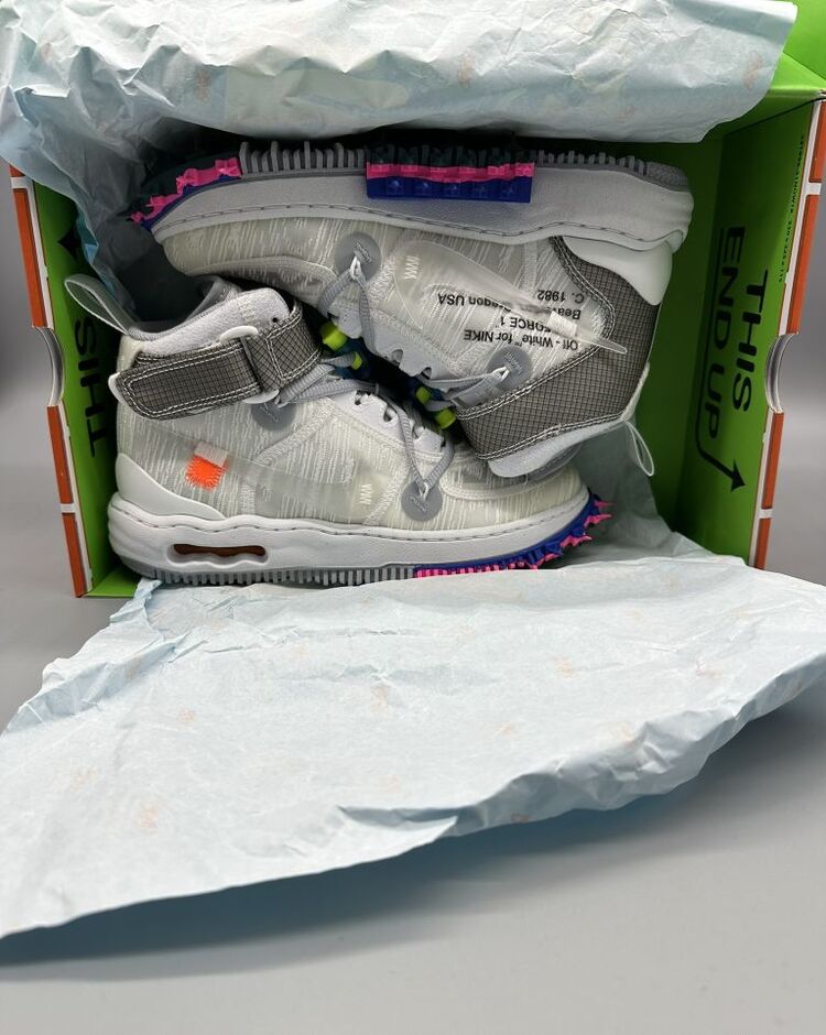 Off-White x Nike Air Force 1 Mid White