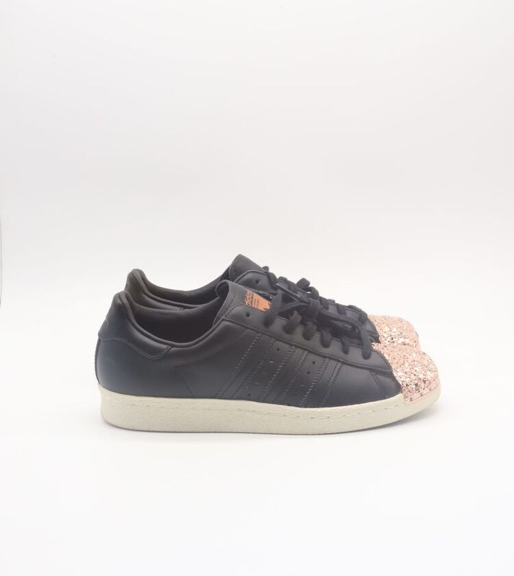 Adidas Superstar 80s Metal Toe Core Black Copper