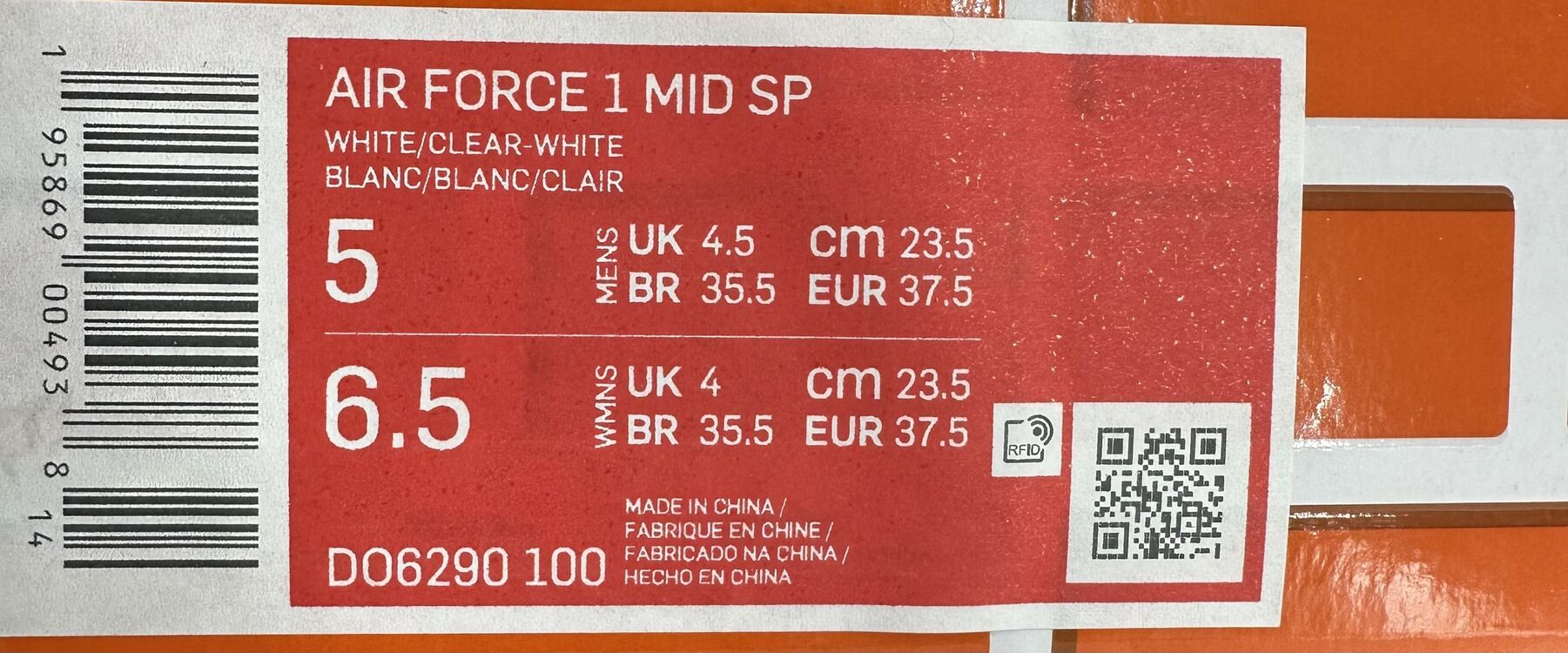 Off-White x Nike Air Force 1 Mid White