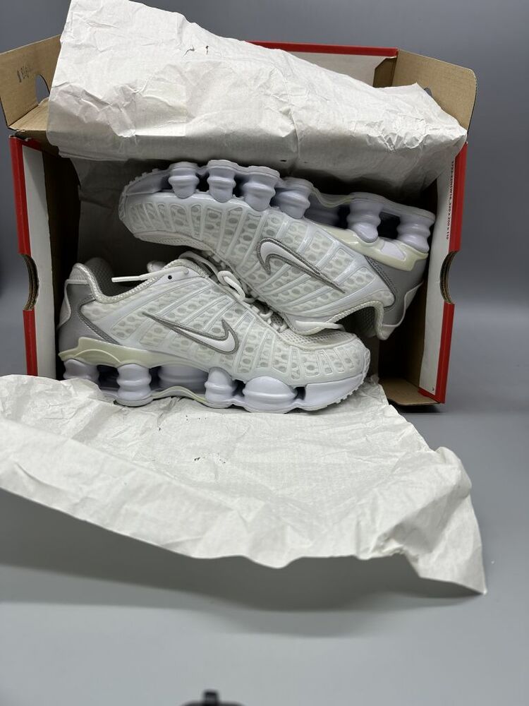 Nike Shox TL White Metallic Silver