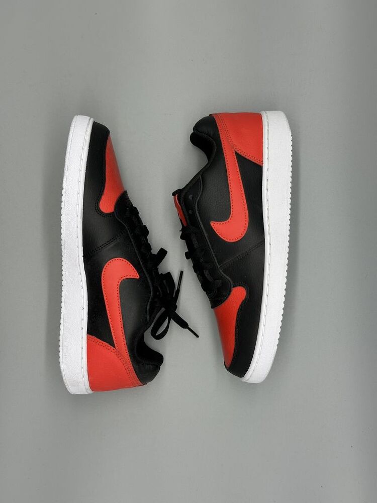 Nike Ebernon Low Black Habanero Red