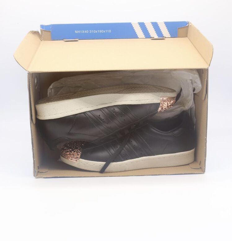 Adidas Superstar 80s Metal Toe Core Black Copper
