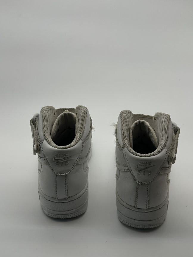 Nike Air Force 1 Mid LE GS Triple White
