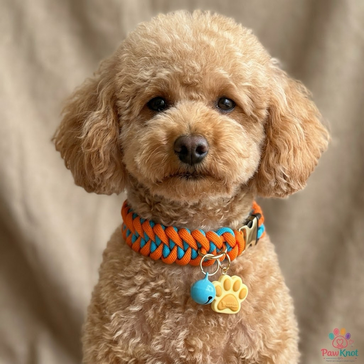 Blue Mandarin Paracord Kedi/Köpek Tasması