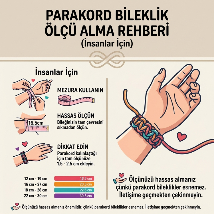 Anne - Kız Özel Tasarım Paracord Bileklik
