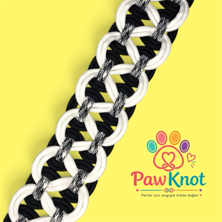 Monochrome Daisy Kedi/Köpek Boyun Tasması