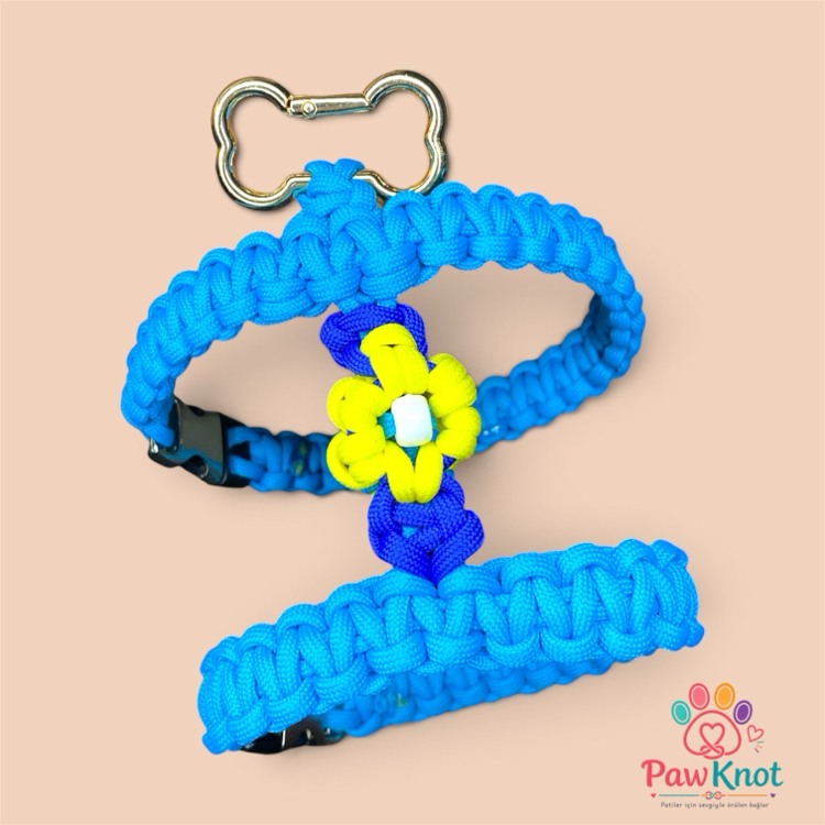 Sky Bloom Paracord Göğüs Tasması