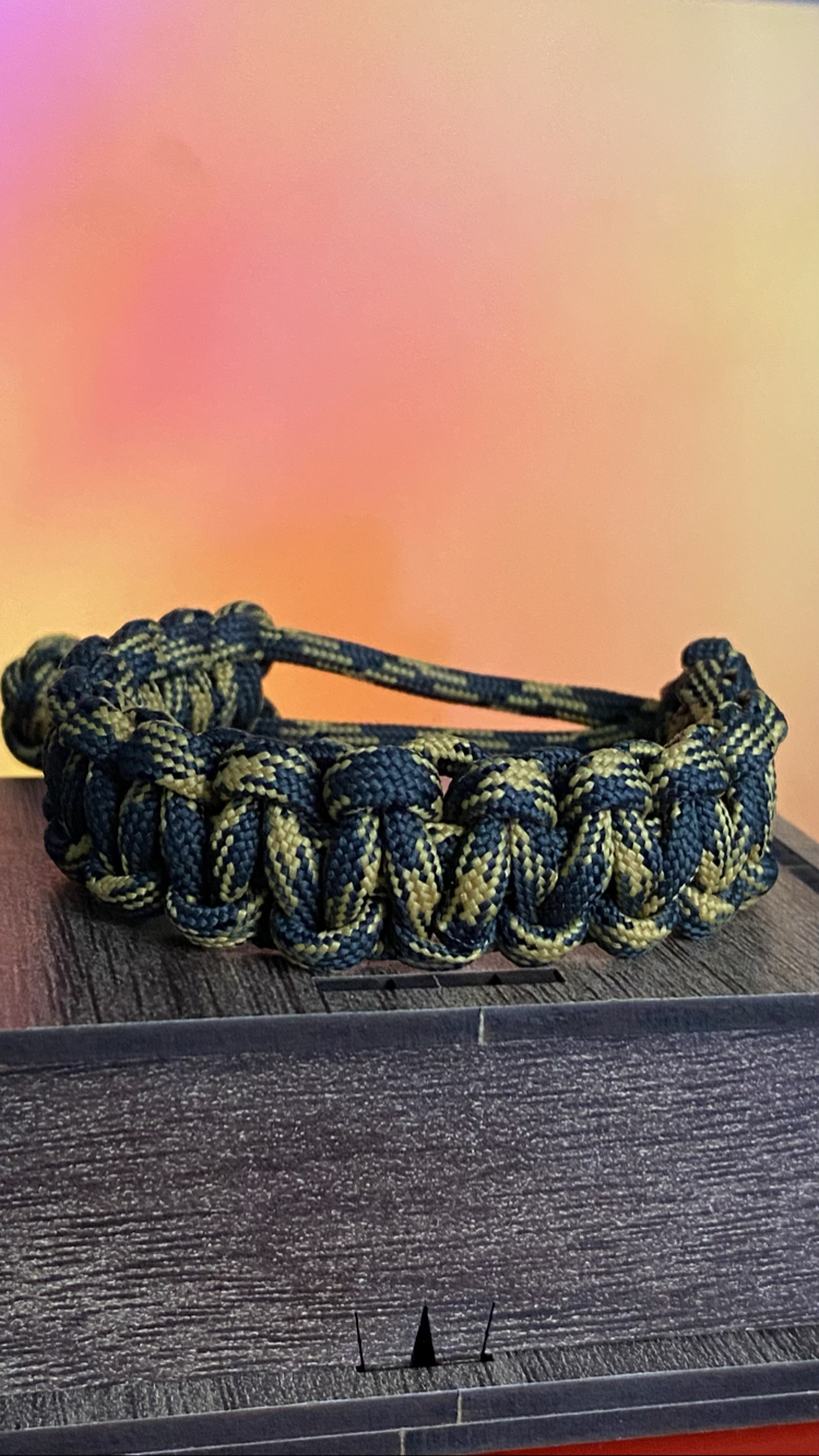 Kaplan Düğümü Paracord Erkek/Kadın Bileklik