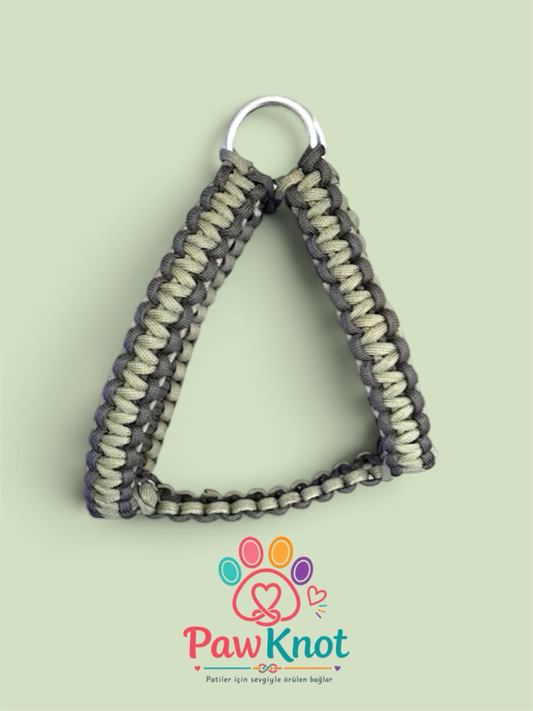 El Yapımı Paracord Köpek Göğüs Tasması