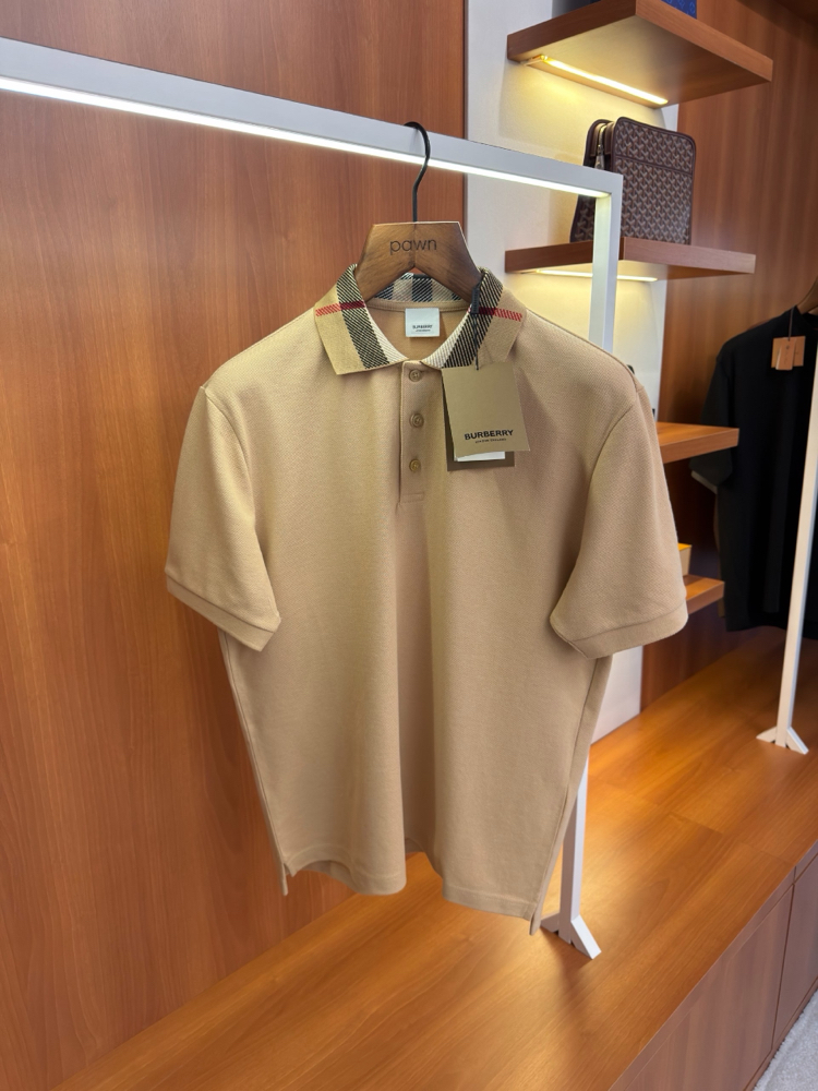 Burberry Özel Kumaşlı Ekose Detaylı T-shirt