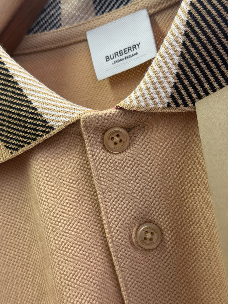Burberry Özel Kumaşlı Ekose Detaylı T-shirt