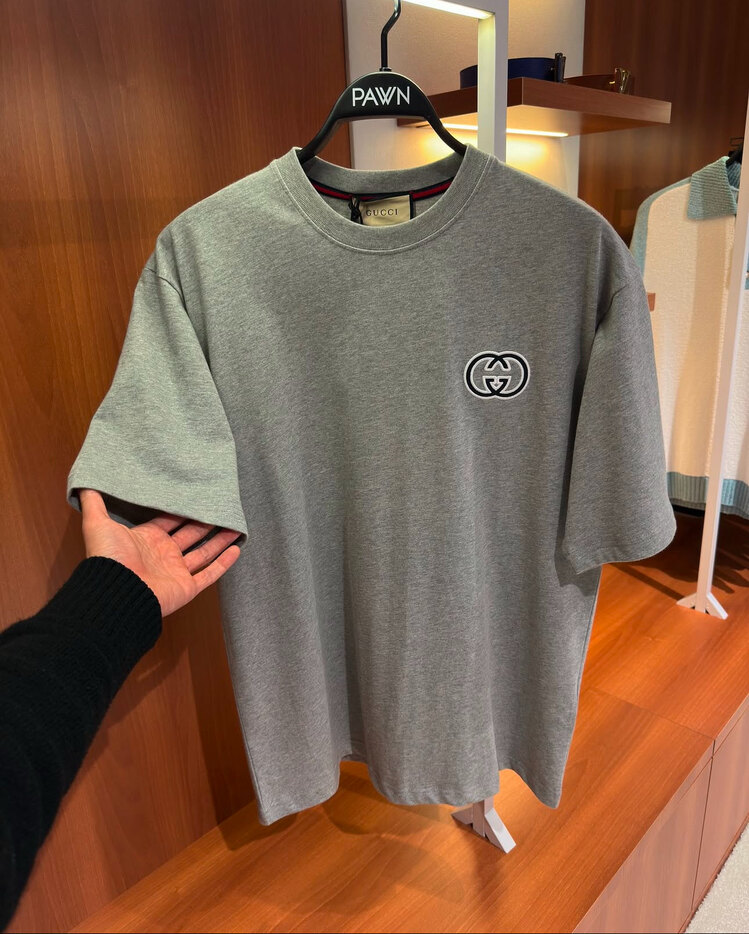 Gucci GG Göğüs İşlemeli T-shirt