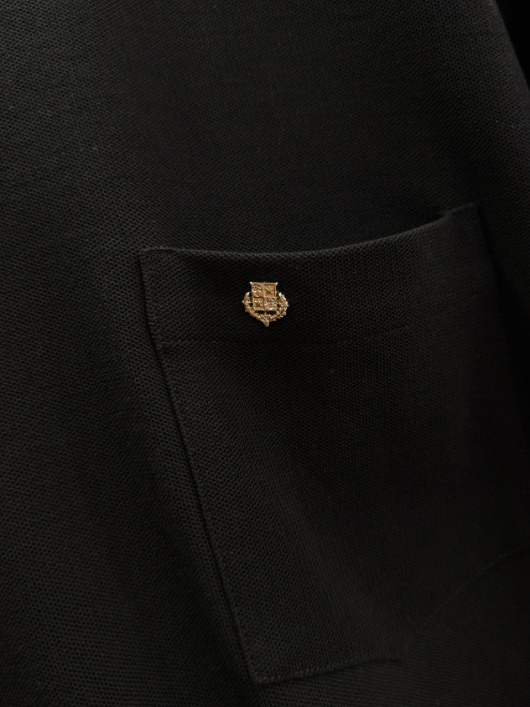 Loro Piana Siyah Logo İşlemeli T-shirt