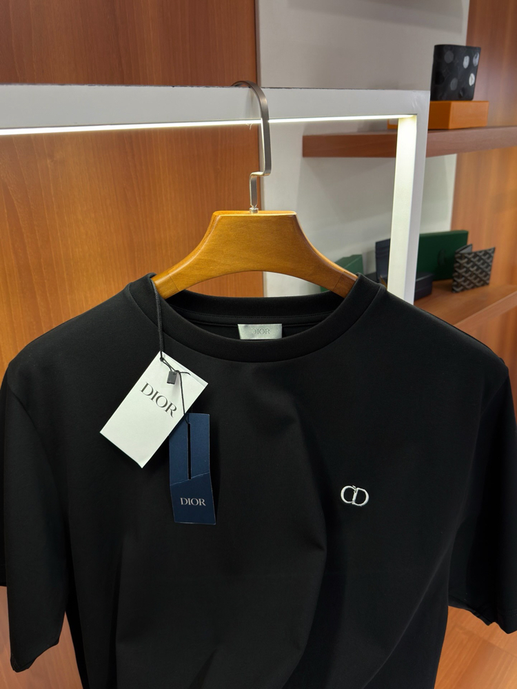 Dior Mini Logo İşlemeli T-shirt