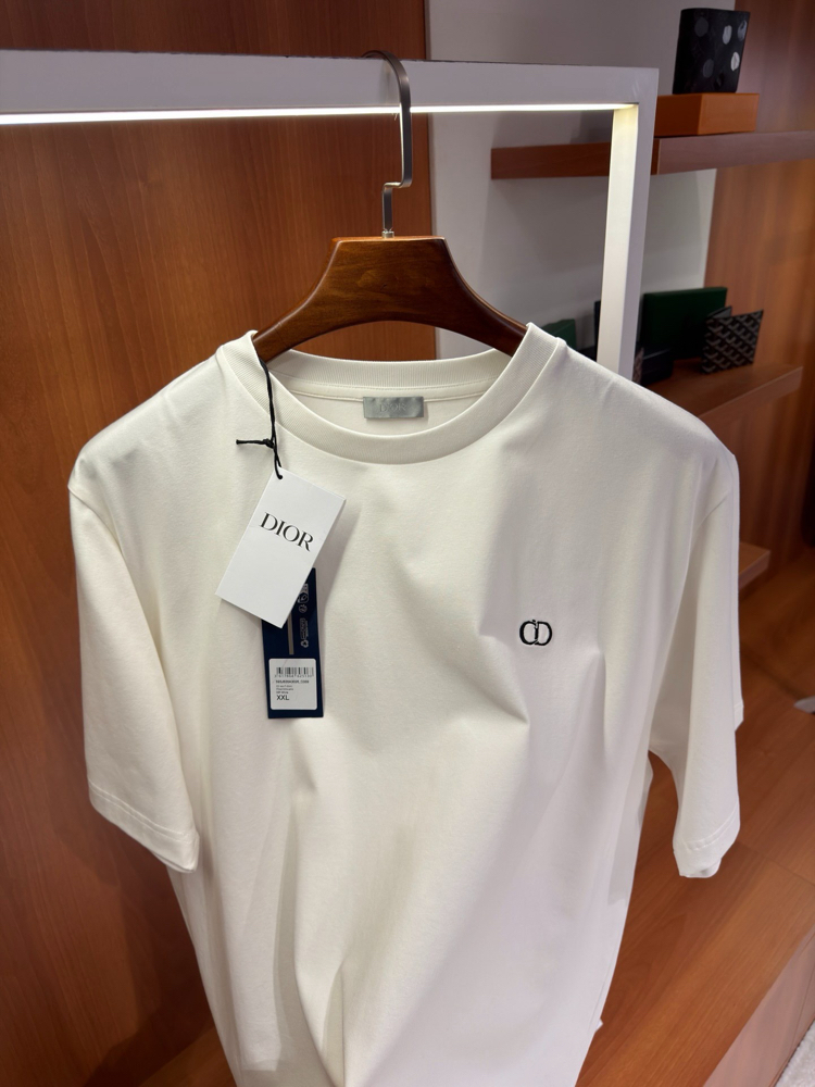 Dior Mini Logo İşlemeli T-shirt